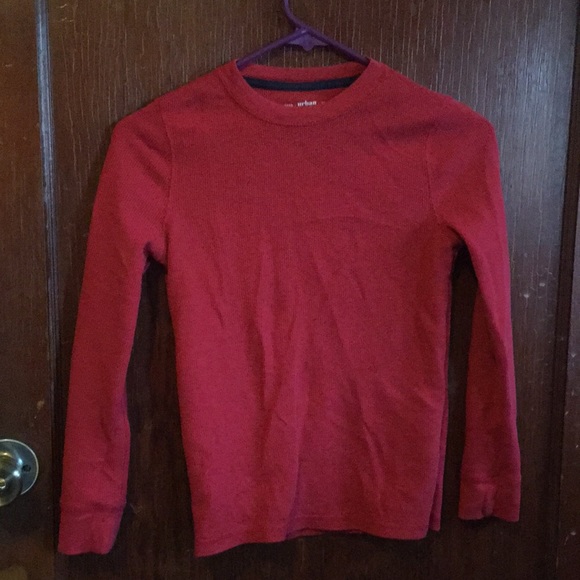 urban pipeline Other - Boys Small Urban Pipeline Ultimate Thermal Red Henley Shirt